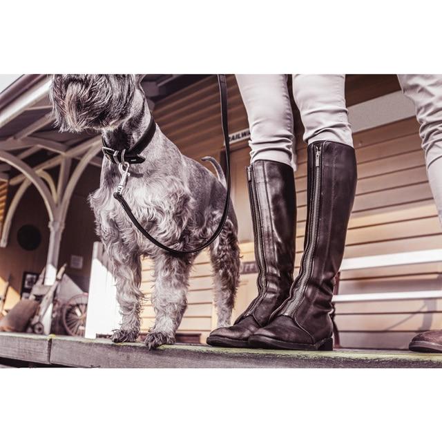 EzyDog Oxford Leather Dog Collar Brown Extra Small - Image 7