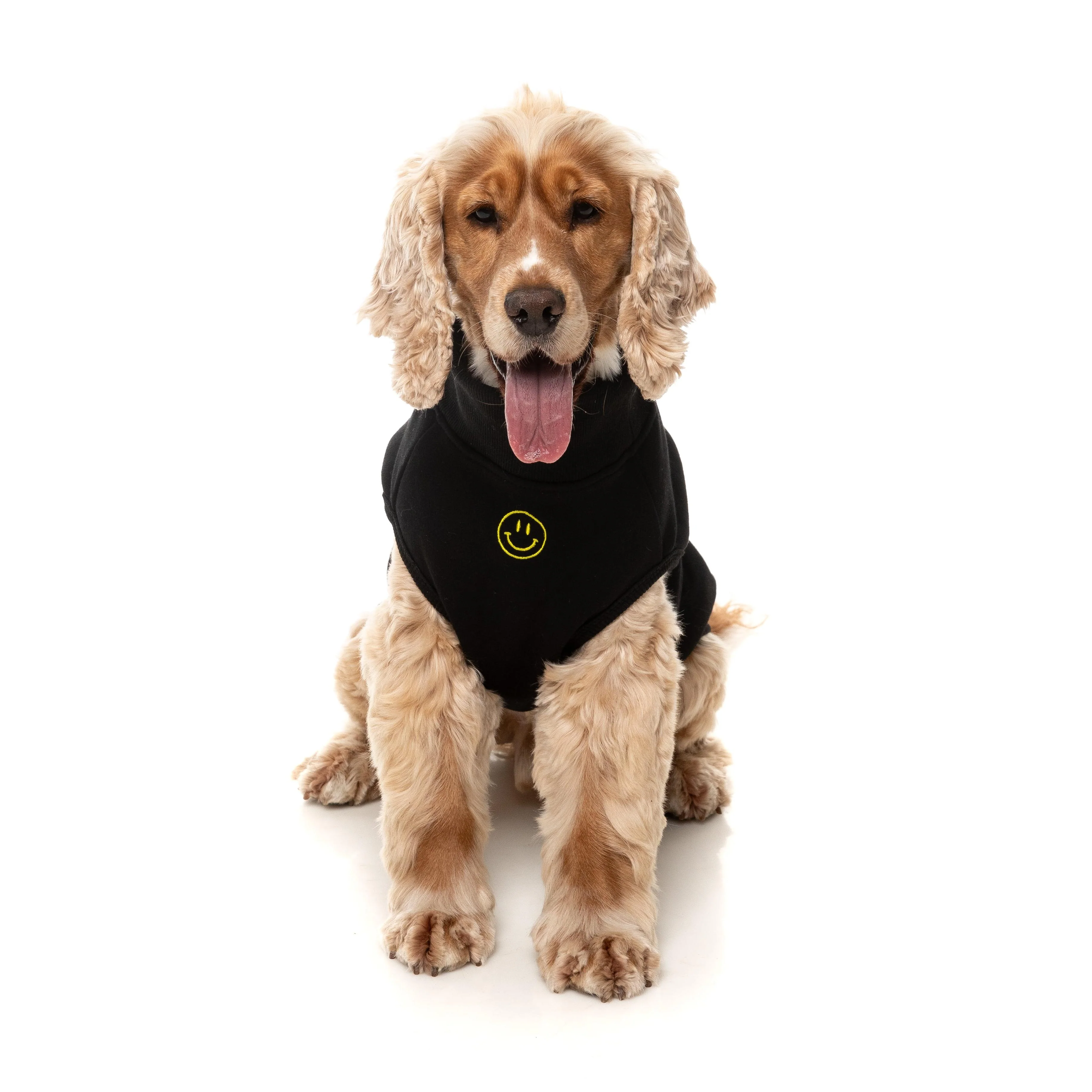 FuzzYard Dog Apparel Smiley Sweater Black Size 1 *** - Image 5