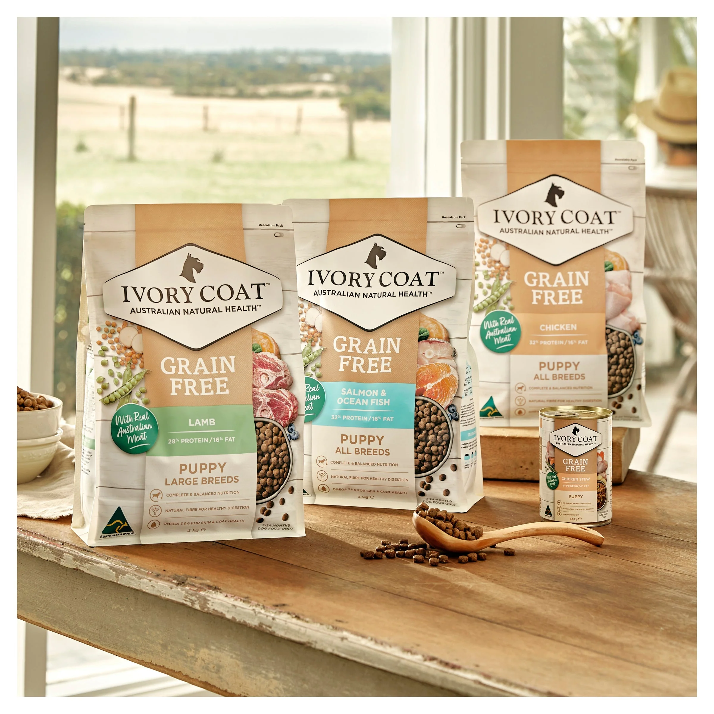 Ivory Coat Grain Free Chicken Puppy Dry Food 13kg - Image 11