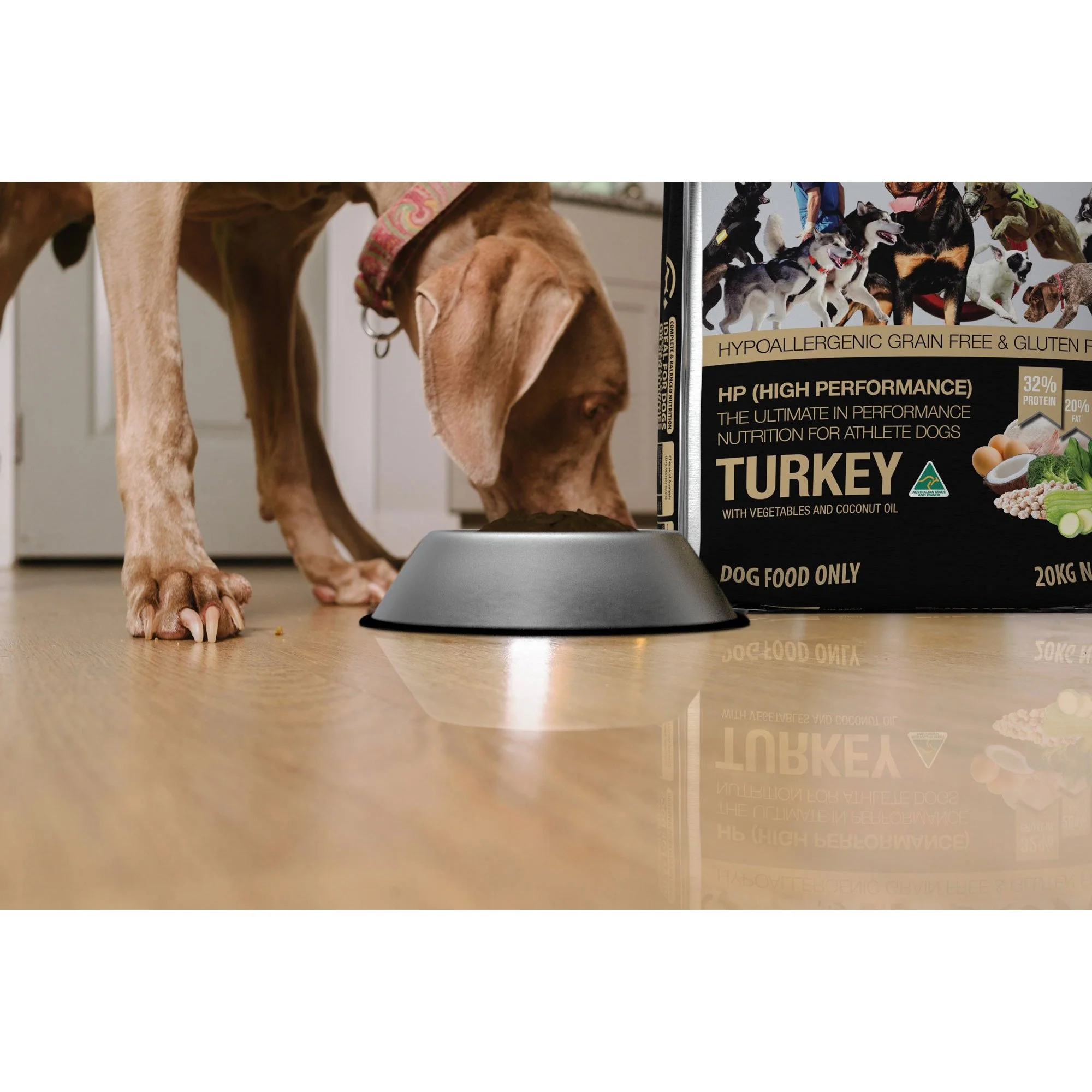 Meals for Mutts Grain Free Turkey High Performance Dry Dog Food 9kg - Image 3