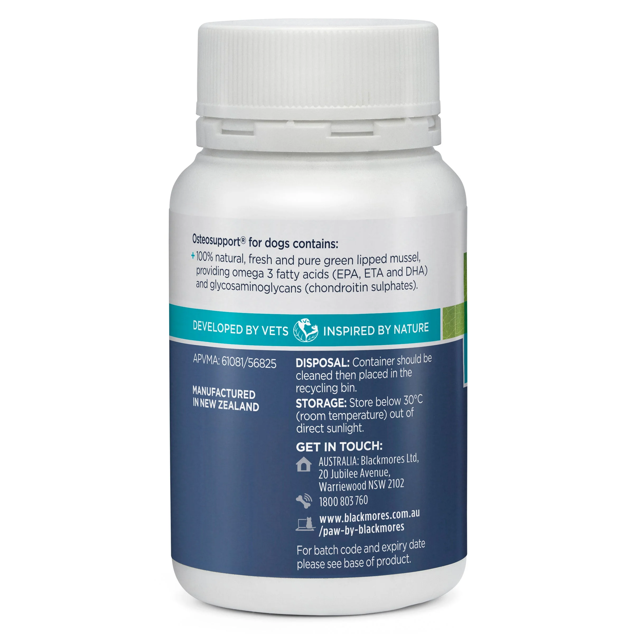 PAW by Blackmores Osteosupport Joint Care Powder Capsules for Dogs 80 Pack - Image 3