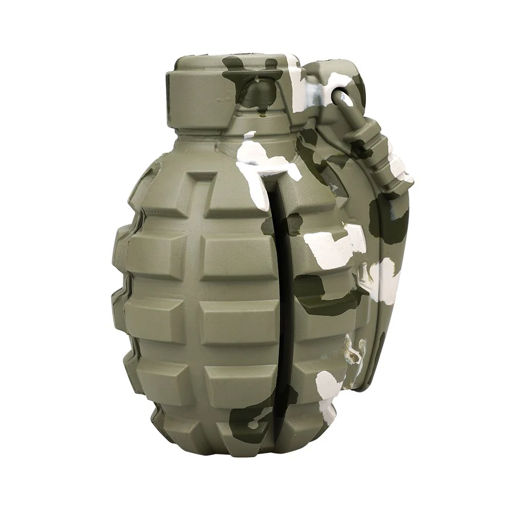 Petopia Tough Hand Grenade Rubber Dog Toy - Image 3
