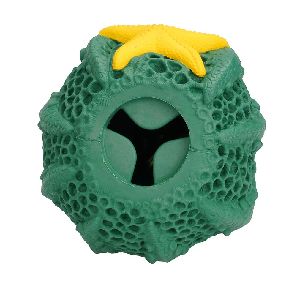 Petopia Tough Reef Octopus with Rope Large Rubber Dog Toy Assorted Colours - Image 4