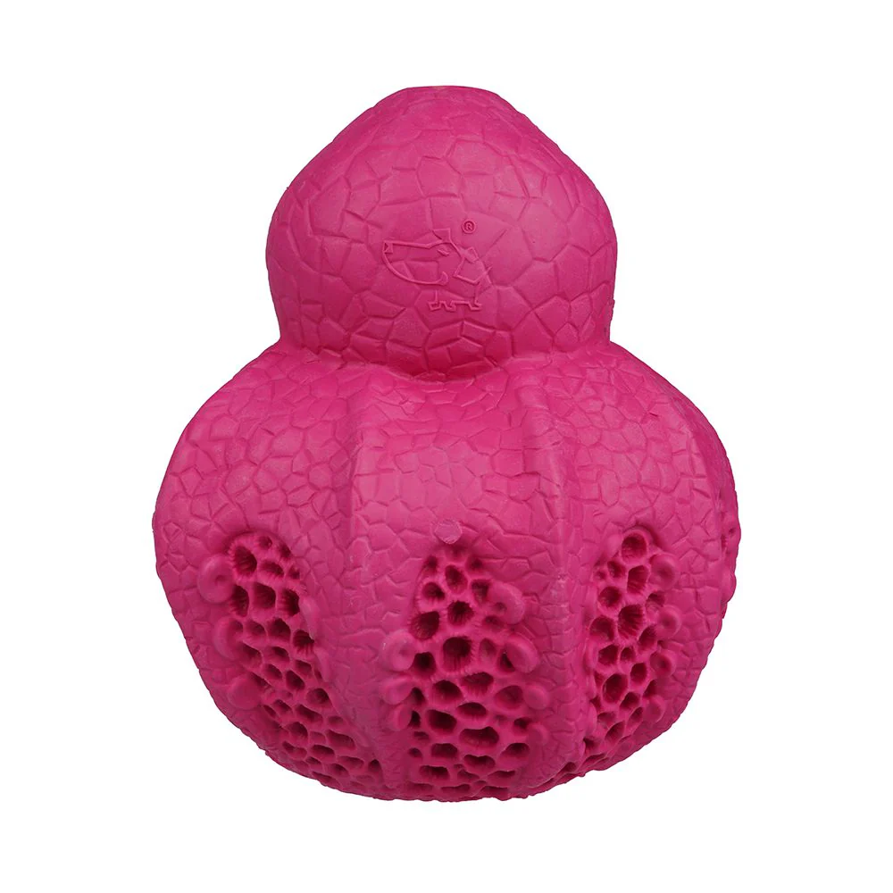 Petopia Tough Reef Octopus with Rope Large Rubber Dog Toy Assorted Colours - Image 5