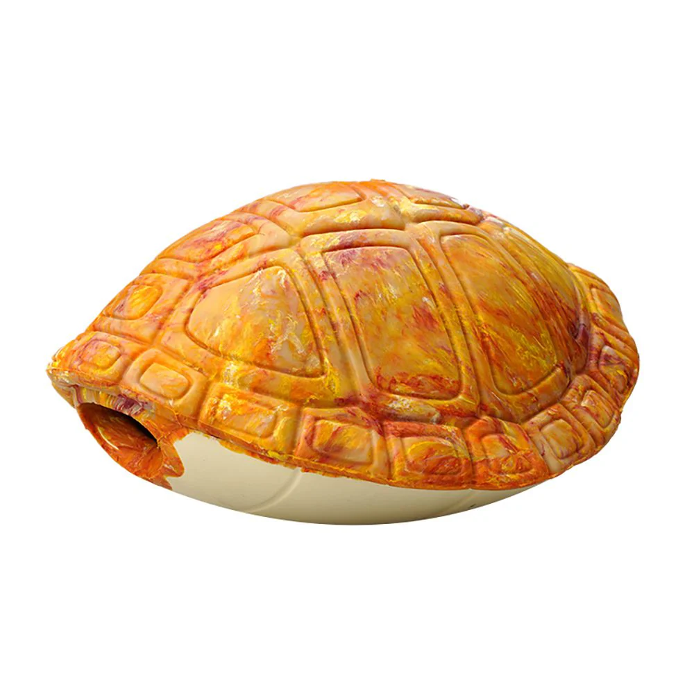 Petopia Tough Titan Turtle with Rope Large Rubber Dog Toy Assorted Colours - Image 8