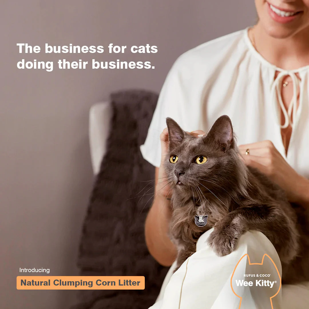 Rufus & Coco Wee Kitty Corn Clumping Cat Litter 9kg - Image 3