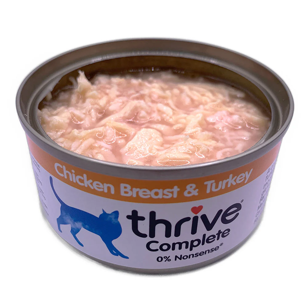 Thrive Chicken and Turkey Wet Cat Food 75g x 12 - Image 4
