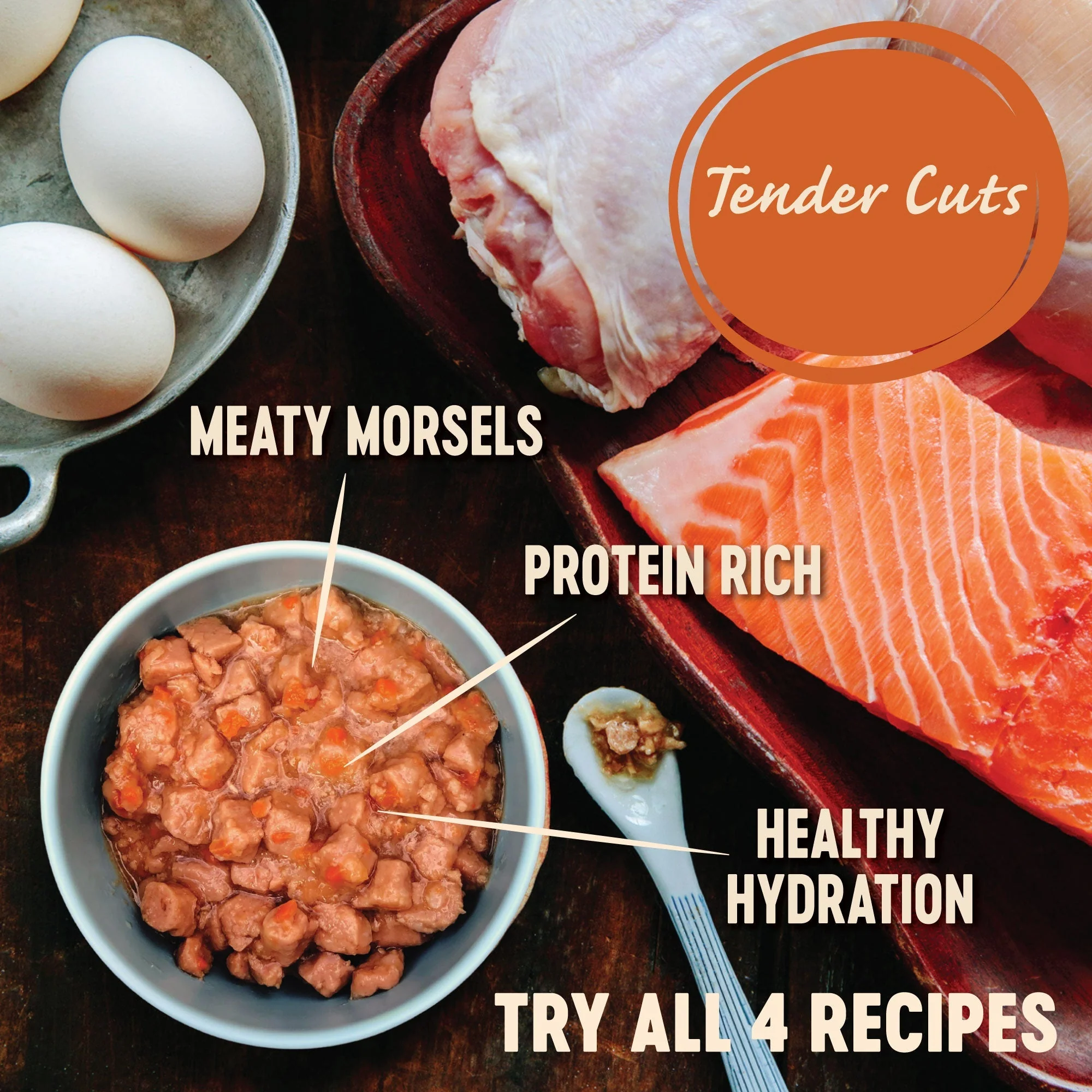 Wellness CORE Tender Cuts with Chicken and Salmon in Gravy Wet Cat Food 85g x 8 - Image 5