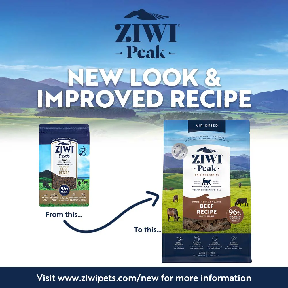 ZIWI Peak Air Dried Beef Recipe Cat Food 1kg - Image 3