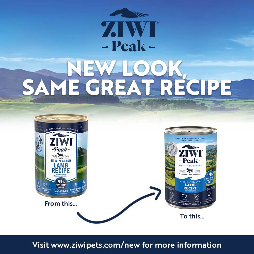 ZIWI Peak Wet Lamb Recipe Dog Food 390g x 12 - Image 3